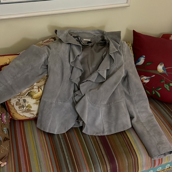 WHBM Suede Jacket - Picture 3 of 6